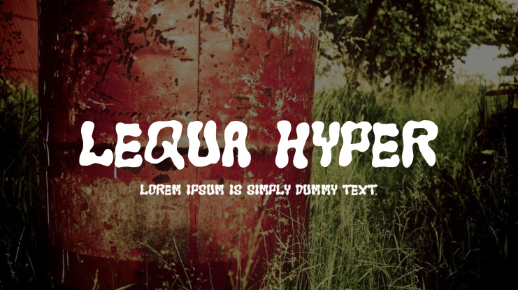 LEQUA HYPER Font
