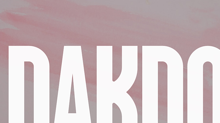 DAKDO Font