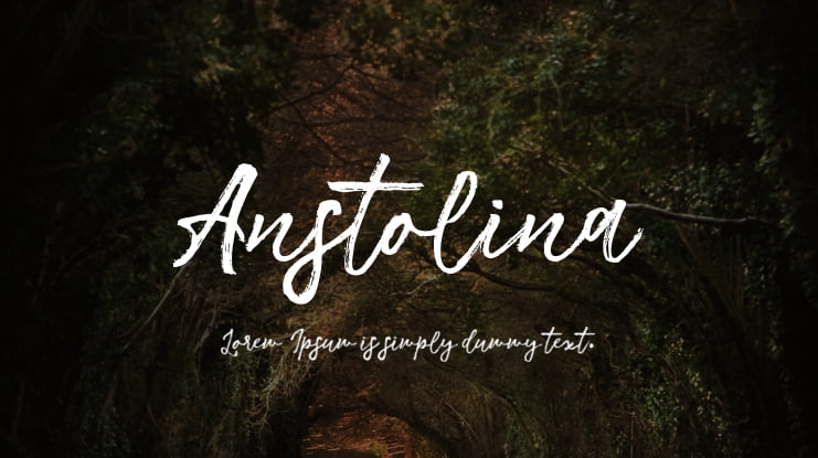 Anstolina Font Family
