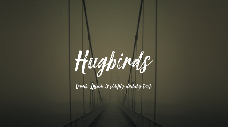 Hugbirds Font