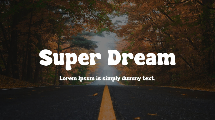 Super Dream Font