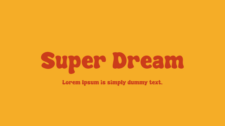 Super Dream Font