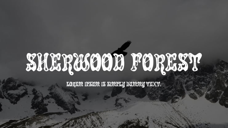 Sherwood Forest Font