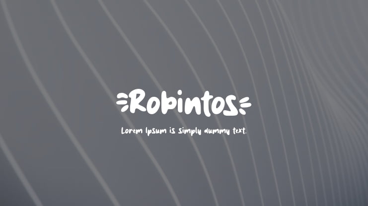 Robintos Font
