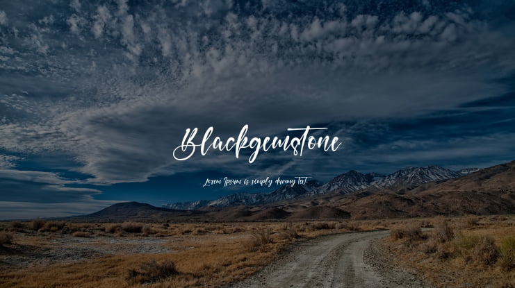 Blackgemstone Font