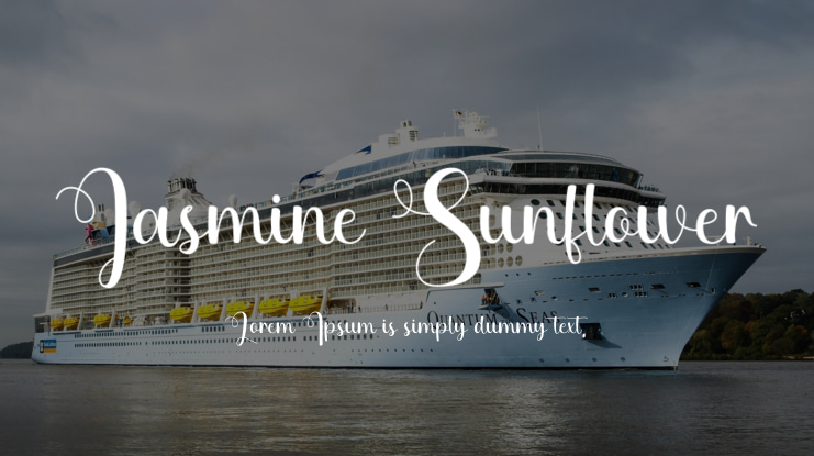 Jasmine Sunflower Font