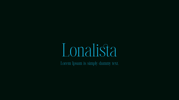 Lonalista Font