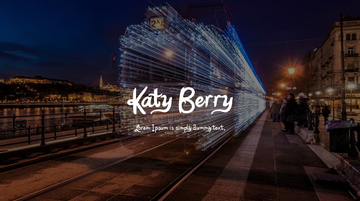 Katy Berry Font