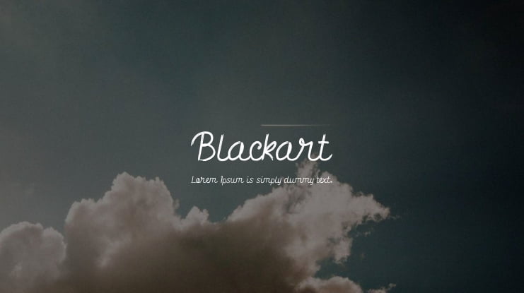 Blackart Font