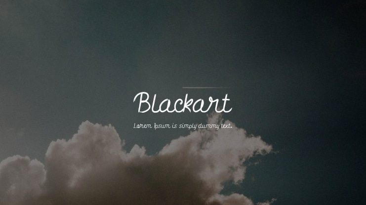 Blackart Font