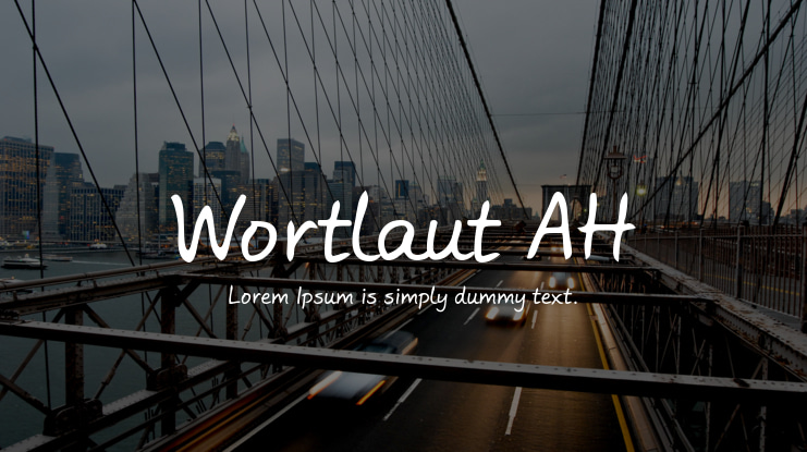 Wortlaut AH Font Family