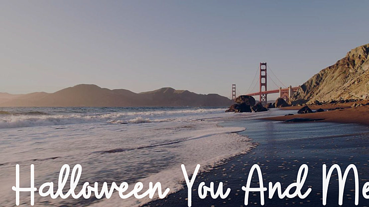 Halloween You And Me Font