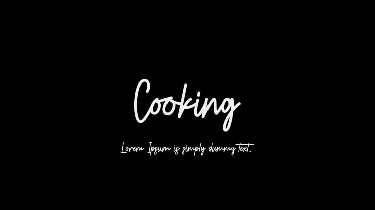 Cooking Font