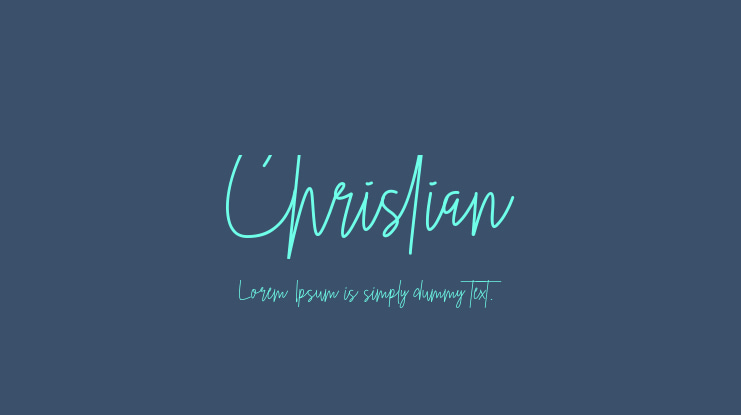 Christian Font