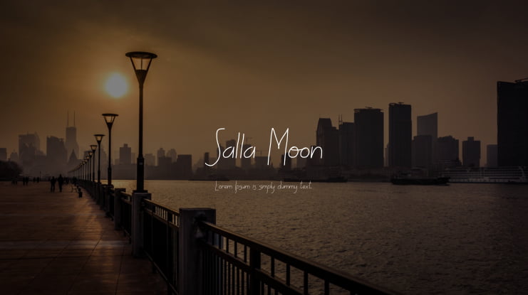 Salla Moon Font