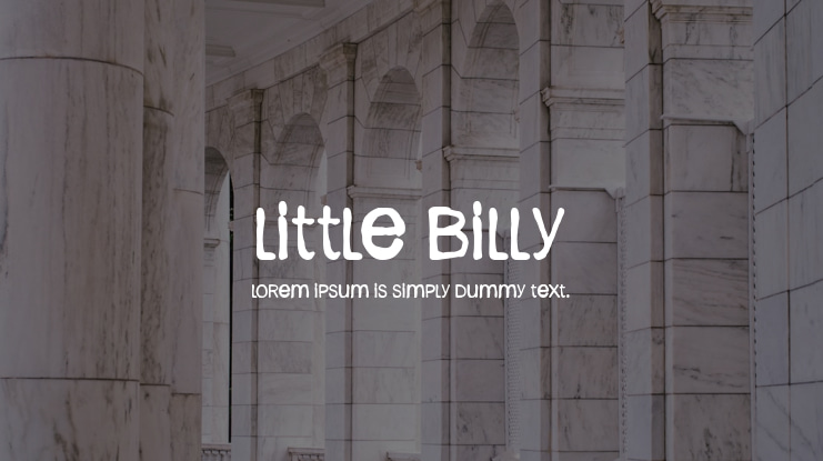 Little Billy Font