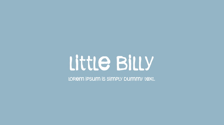 Little Billy Font
