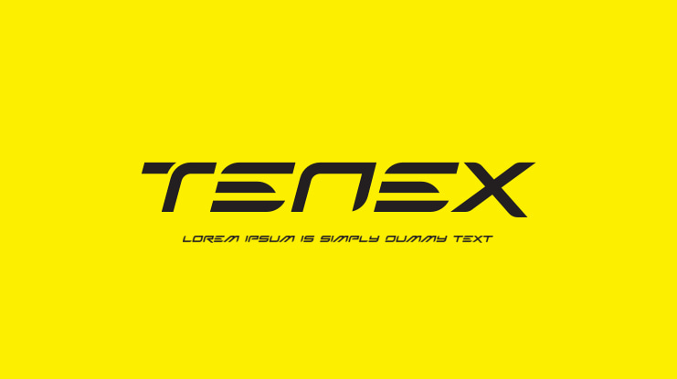 Tenex Font