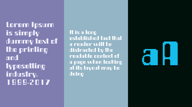 Pixel Draft Font