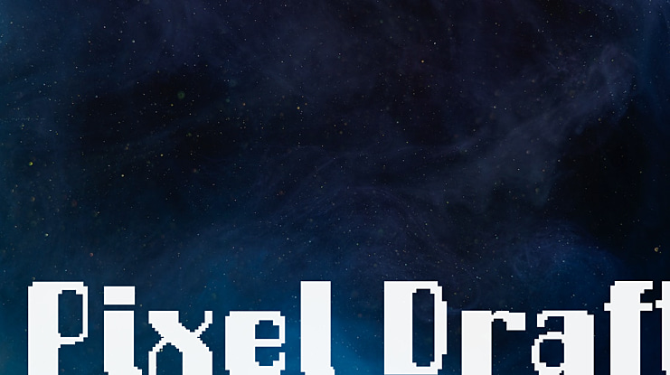 Pixel Draft Font