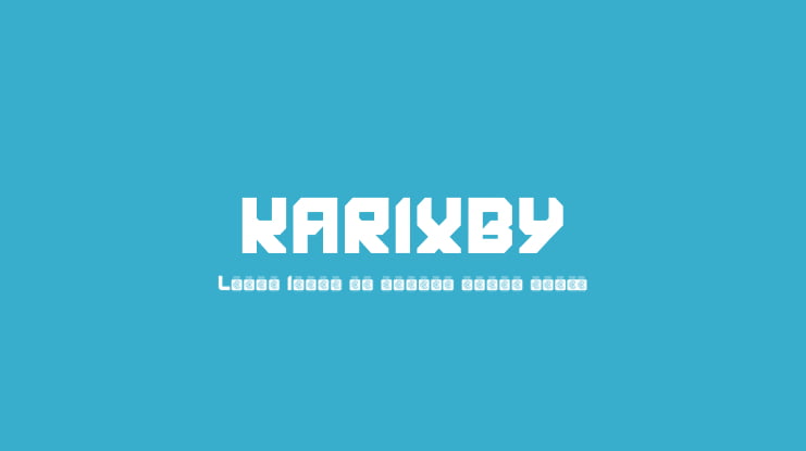 KARIXBY Font