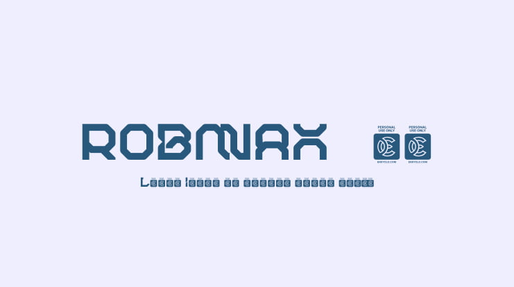 ROBMAX-36 Font
