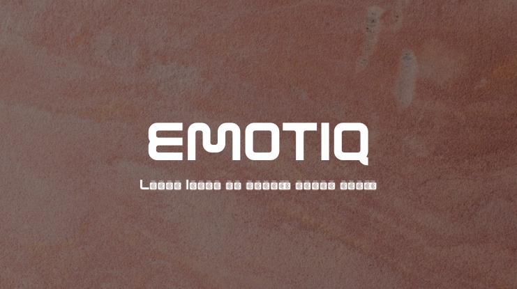 EMOTIQ Font