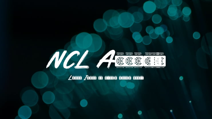 NCL Astonic Font