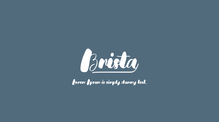 Brista Font