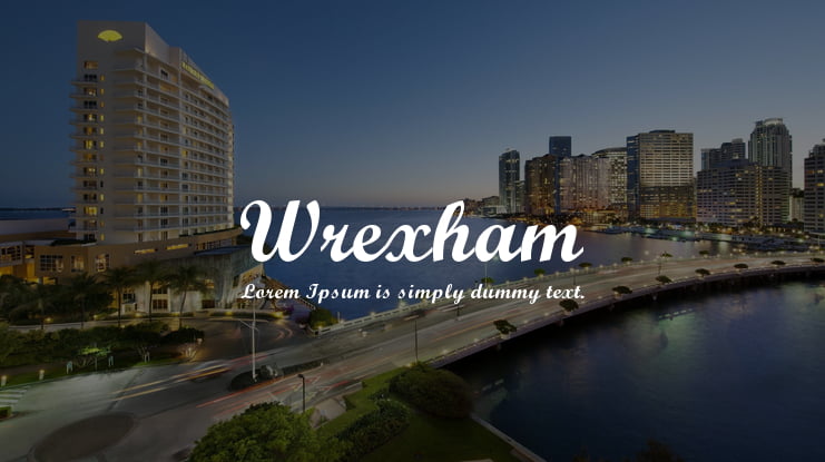 Wrexham Font Family