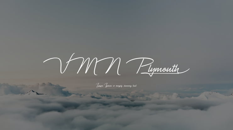 VMN Plymouth Font