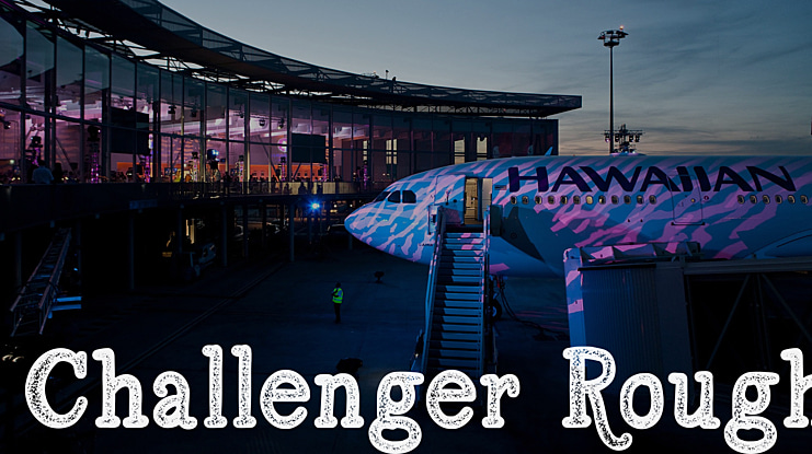 Challenger Rough Font