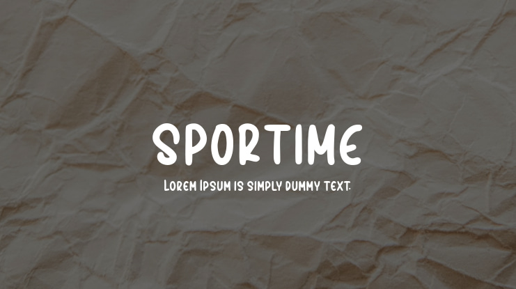 SPORTIME Font