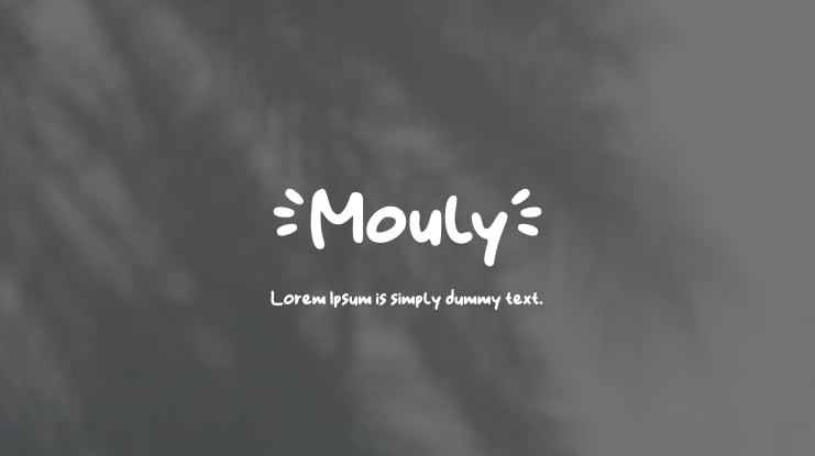 Mouly Font