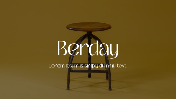 Berday Font