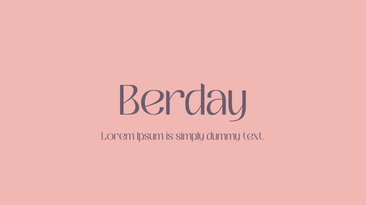 Berday Font