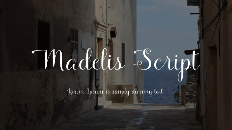 Madelis Script Font