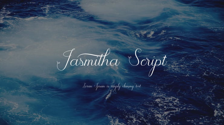 Jasmitha Script Font