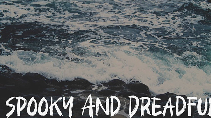 Spooky And Dreadful Font