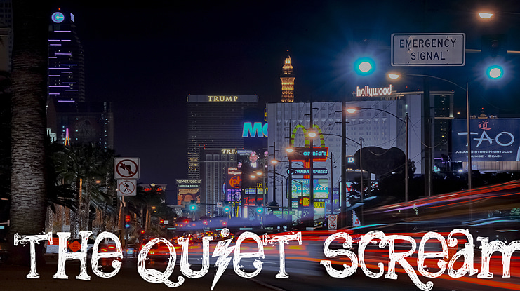 The Quiet Scream Font
