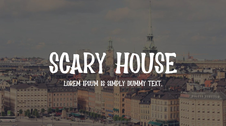 Scary House Font