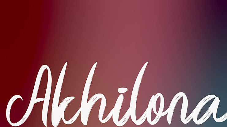 Akhilona Font