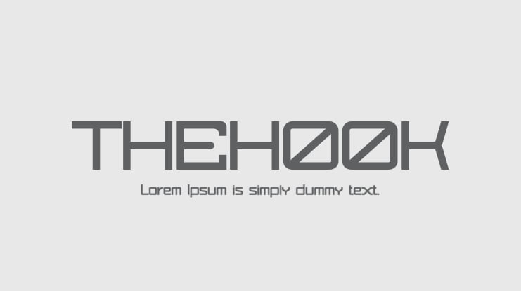 THEHOOK Font