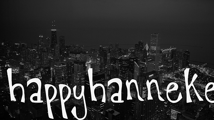 Happy Hanneke Font
