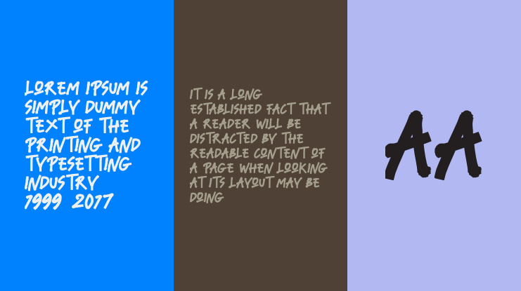 Thuru Brush Font