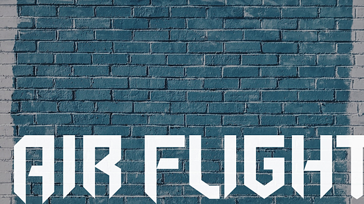 Air Flight Font