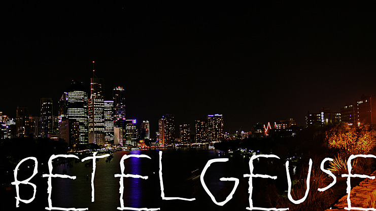 Betelgeuse Font