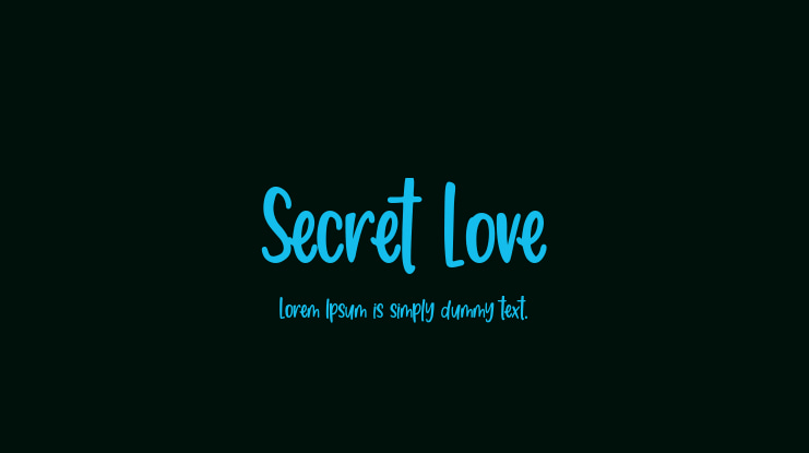 Secret Love Font