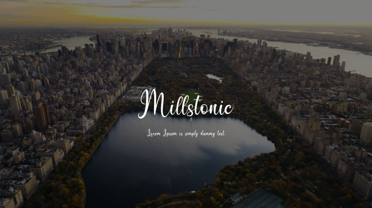 Millstonic Font