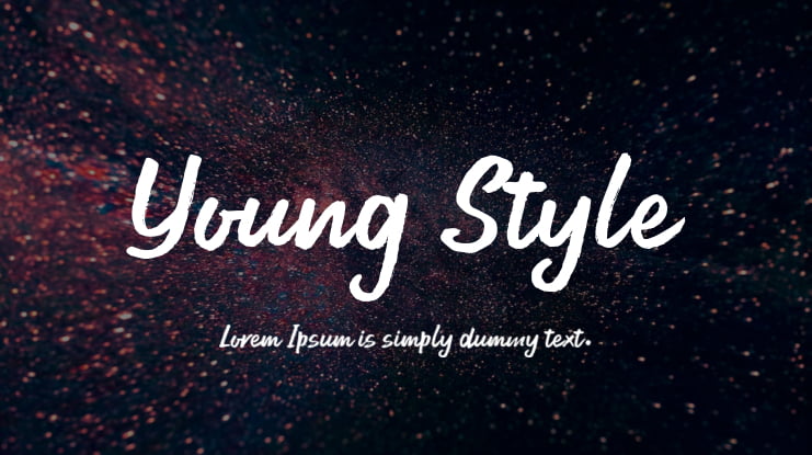 Young Style Font Family